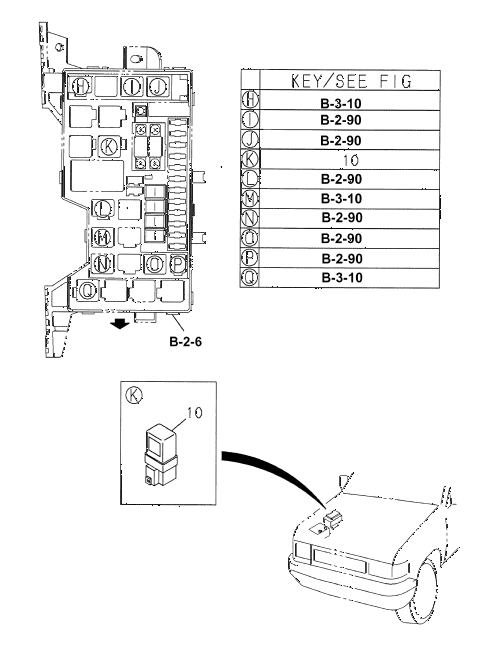 1998 SLX 4LSPREMIUM 4 DOOR 4AT MULTI-USE RELAY diagram 1998 SLX 4LSPREMIUM 4 DOOR 4AT MULTI-USE RELAY diagram