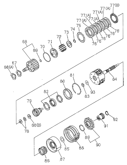 1998 SLX 4LSPREMIUM 4 DOOR 4AT AT CLUTCH (2) diagram 1998 SLX 4LSPREMIUM 4 DOOR 4AT AT CLUTCH (2) diagram