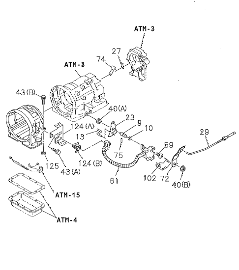 1998 SLX 4LSPREMIUM 4 DOOR 4AT AT TRANSMISSION INHIBITOR SWITCH diagram 1998 SLX 4LSPREMIUM 4 DOOR 4AT AT TRANSMISSION INHIBITOR SWITCH diagram