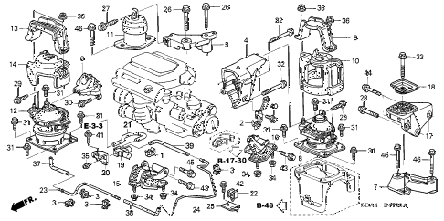 2006 honda accord motor mounts