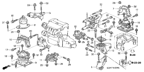 honda accord motor mounts price