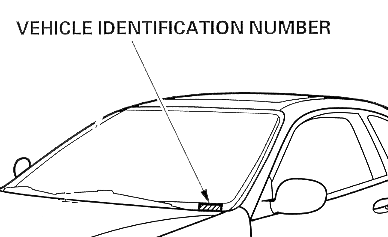 Honda car serial number identification #5