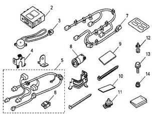 2012 PILOT BACK UP SENSOR ATTACHMENT PTG 2012 PILOT BACK UP SENSOR ATTACHMENT PTG