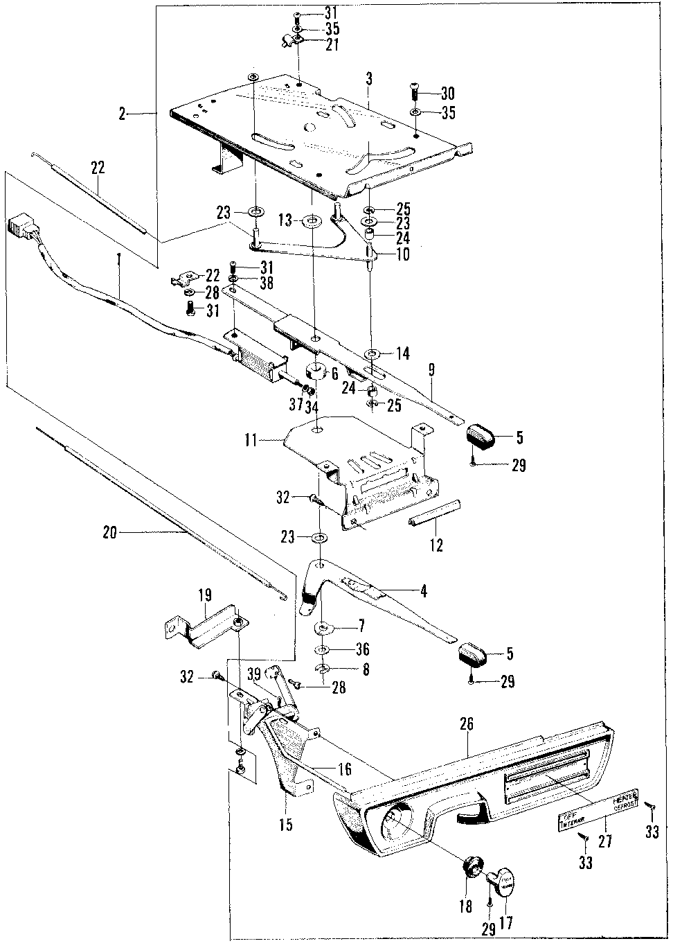 39277-605-010 - SUPPORT PLATE