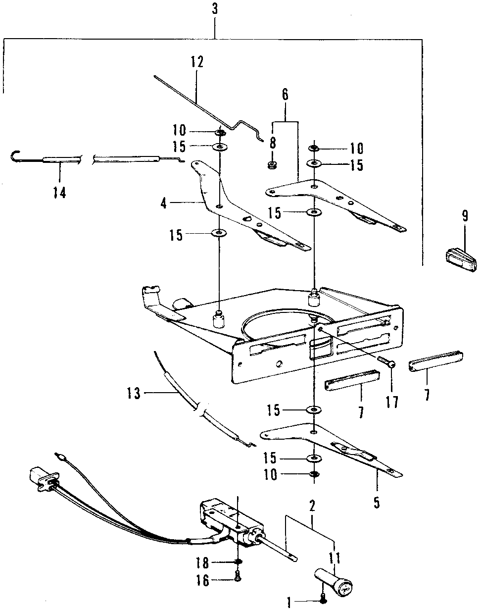 39265-634-000 - CUSHION, CONTROL LEVER RUBBER