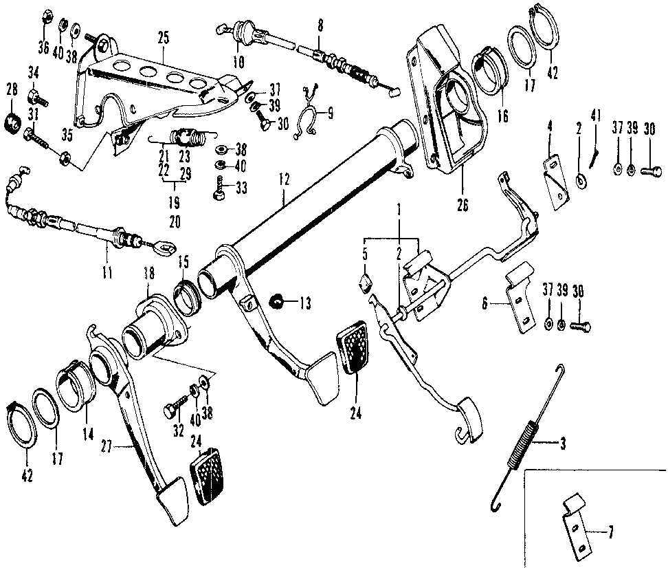 17834-634-670 - BRACKET, ACCELERATOR PEDAL