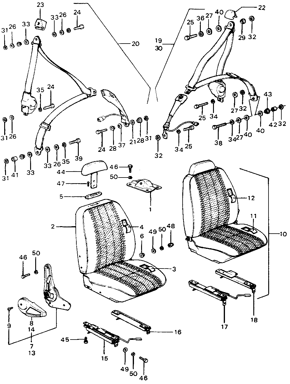 77619-657-003 - BUSH, SEAT BELT SETTING (NIPPON SEIKO)