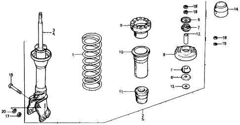 1977 civic **(1500) 3 DOOR 4MT REAR SHOCK ABSORBER ( 1977 civic **(1500) 3 DOOR 4MT REAR SHOCK ABSORBER (