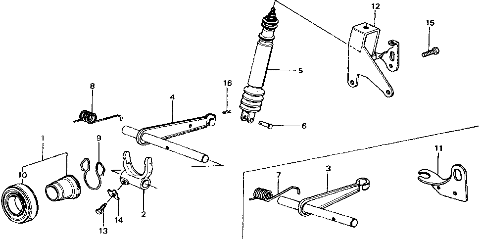 22851-657-000 - SPRING, RELEASE ARM