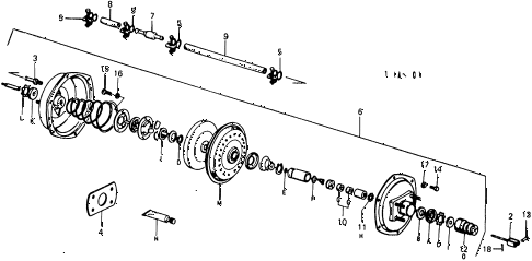 1979 civic ** 5 DOOR 4MT VACUUM BOOSTER diagram 1979 civic ** 5 DOOR 4MT VACUUM BOOSTER diagram