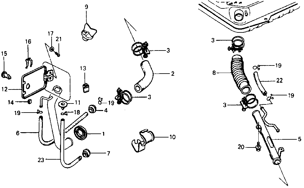 17651-663-000 - TUBE A, FILLER NECK CONNECTING