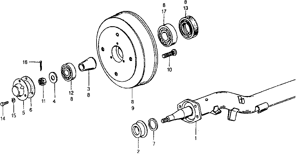 42323-663-000 - SPACER, RR. AXLE
