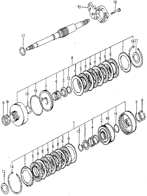 1979 accord LX 3 DOOR HMT HMT CLUTCH (1) diagram 1979 accord LX 3 DOOR HMT HMT CLUTCH (1) diagram