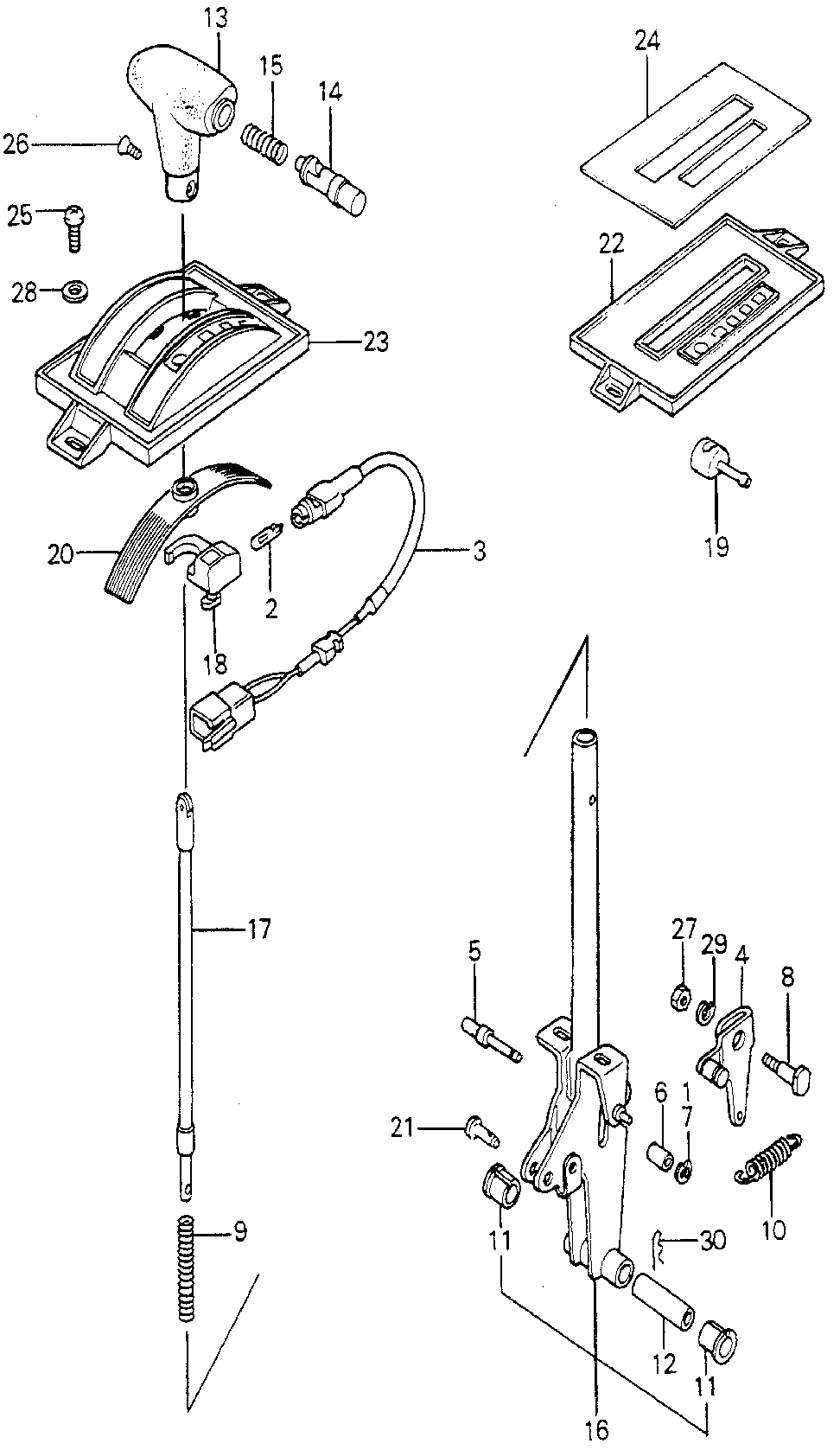 54135-689-680 - LEVER, SELECTOR