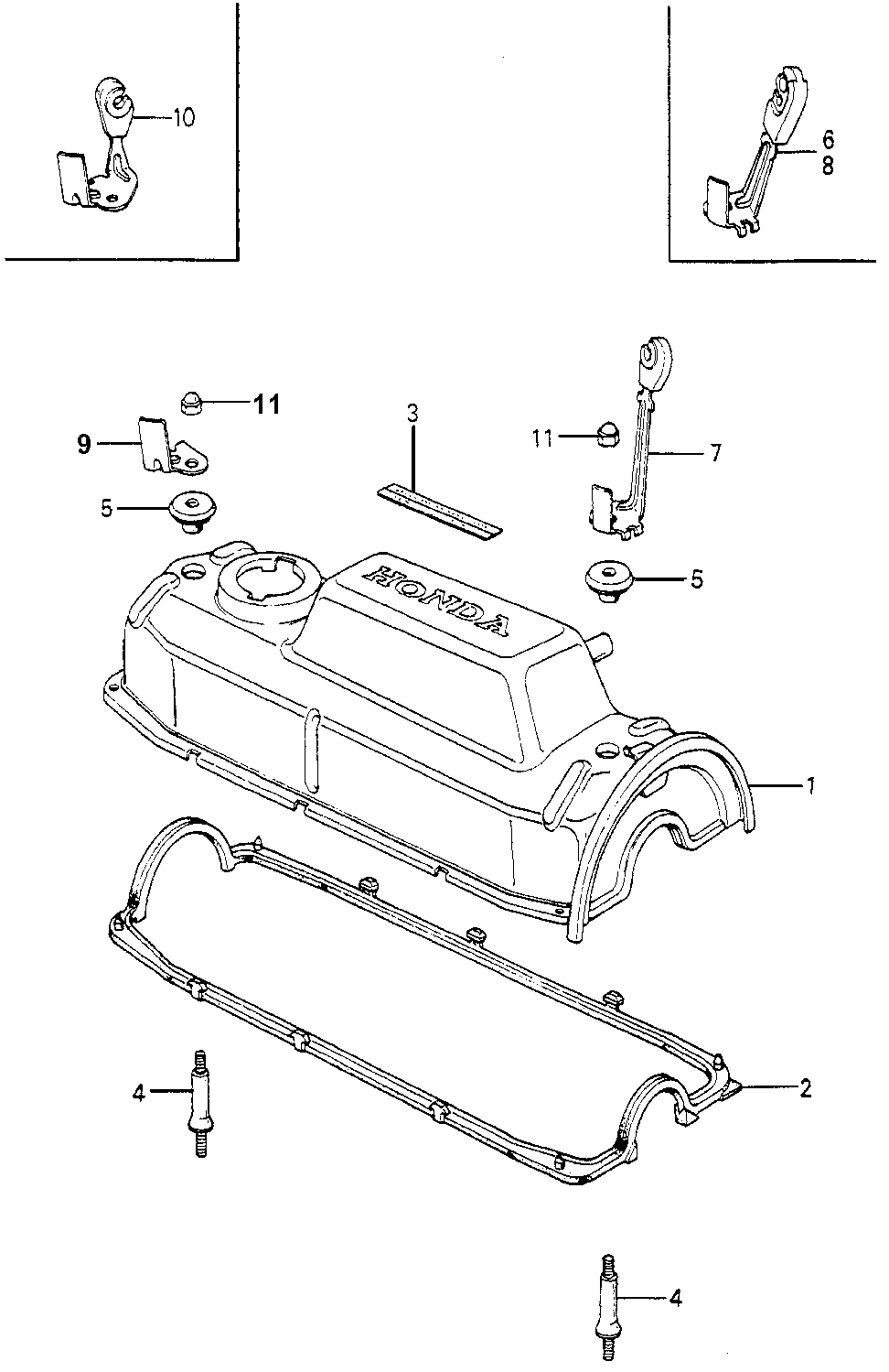 90441-689-000 - WASHER, HEAD COVER