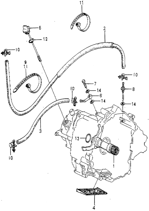 1982 prelude ** 2 DOOR HMT HMT OIL COOLER HOSE - OIL STRAINER (2) diagram 1982 prelude ** 2 DOOR HMT HMT OIL COOLER HOSE - OIL STRAINER (2) diagram