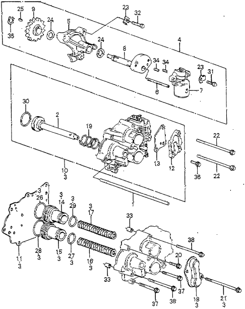 1982 prelude ** 2 DOOR HMT HMT SERVO BODY - GOVERNOR diagram 1982 prelude ** 2 DOOR HMT HMT SERVO BODY - GOVERNOR diagram