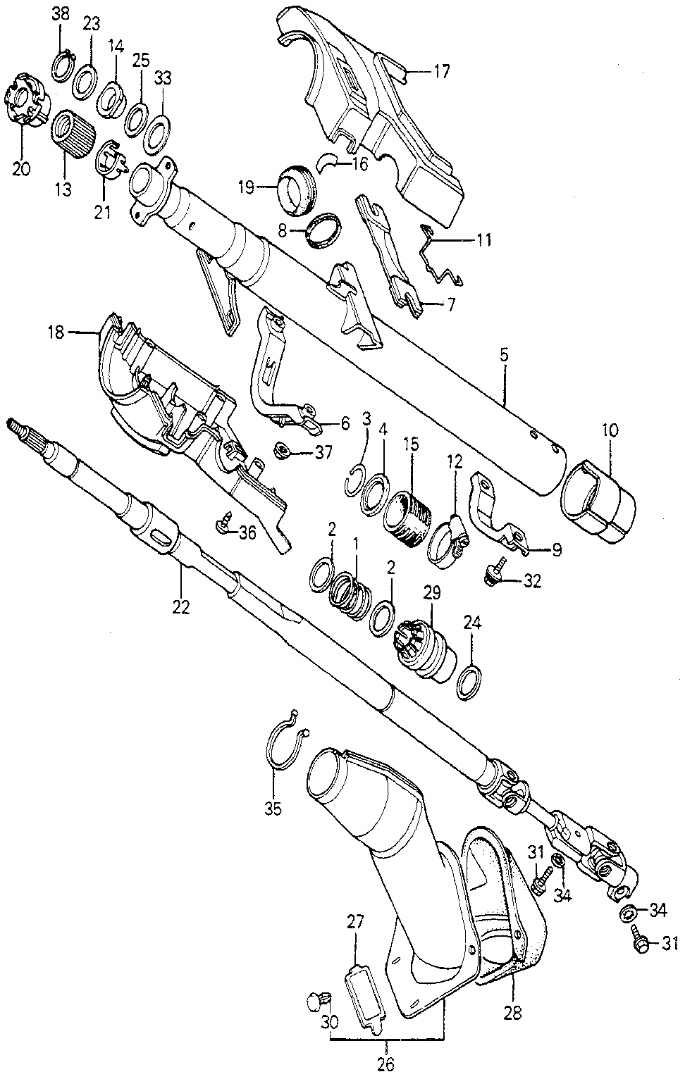 53300-692-663 - JOINT ASSY., STEERING