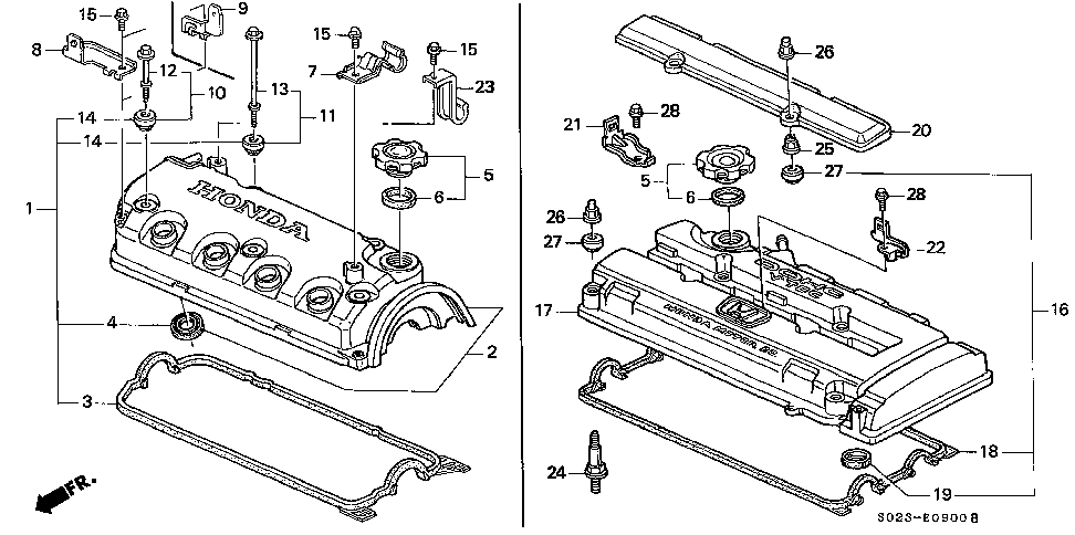 12342-P2F-A01 - SEAL, SPARK PLUG TUBE (NOK)
