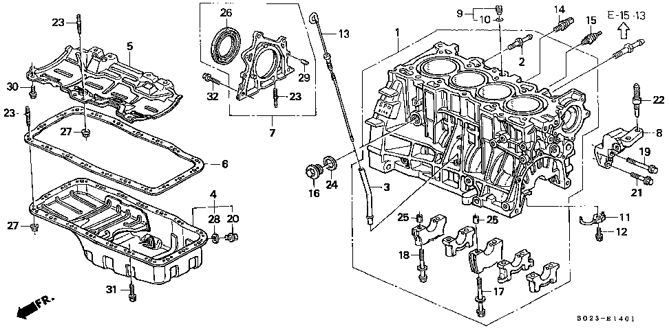 11910-P30-000 - BRACKET, ENGINE MOUNTING