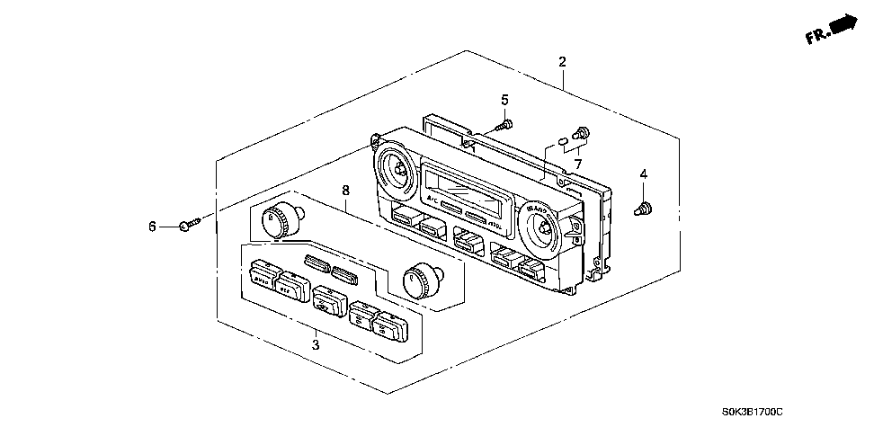 93500-03012-0A - SCREW, PAN (3X12)