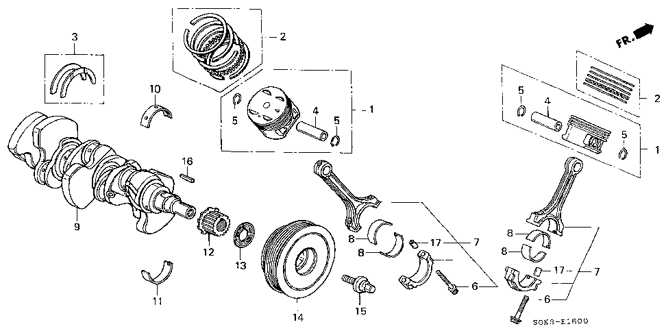 13622-P8A-A00 - PLATE, TIMING BELT GUIDE