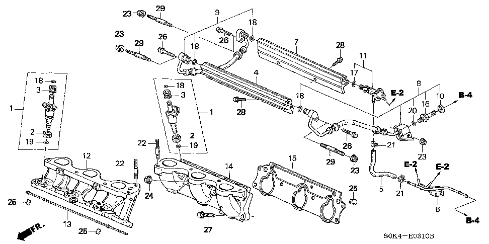 16611-P8A-A02 - PIPE, FR. FUEL