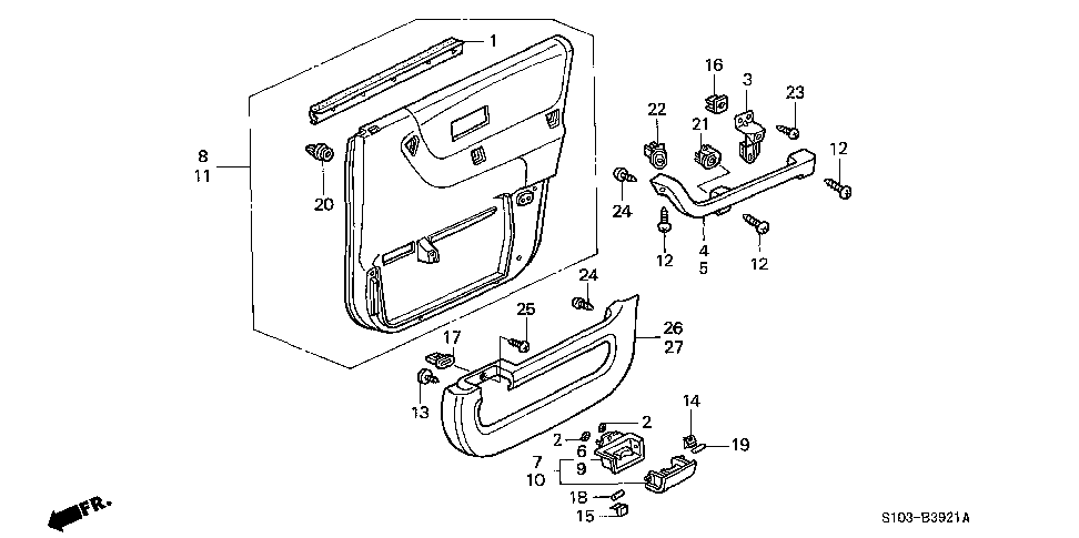 90604-S10-003 - SPRING, CUP HOLDER B