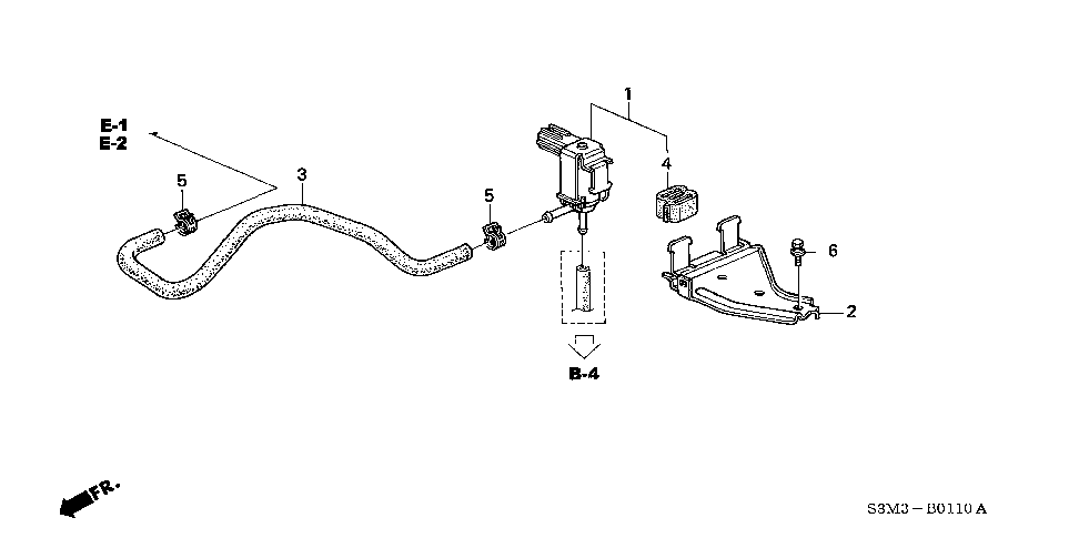 46972-S6F-E01 - CLAMP, TUBE (D12)