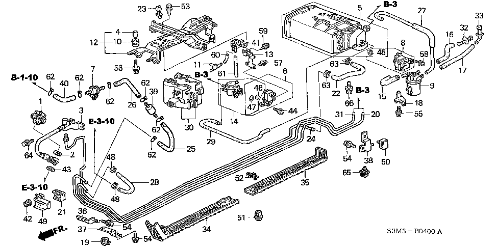 17740-S87-A02 - PIPE, FUEL RETURN