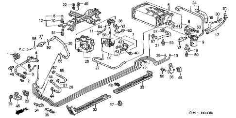 2001 honda accord fuel lines