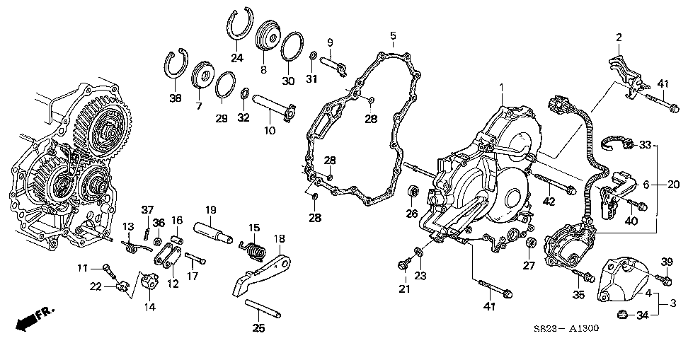 21921-P7X-000 - HOLDER, POSITION HARNESS