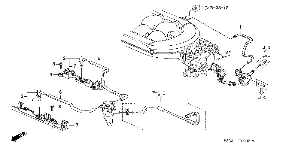 17114-P8C-A20 - TUBE, PRESSURE REGULATOR