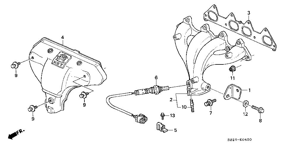 18115-P0A-003 - GASKET, EX. MANIFOLD (NIPPON LEAKLESS)