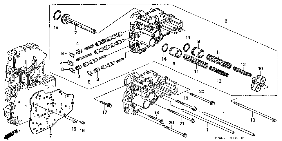 22743-PG4-000 - PIPE, THIRD CLUTCH