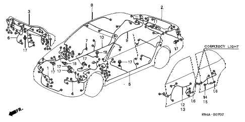 Honda-online-store-:-2002-accord-wire-harness-parts