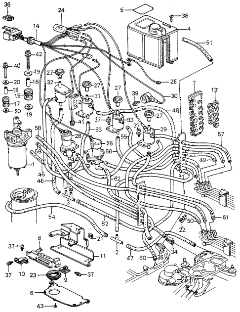 1981 civic **(1300) 3 DOOR HMT CONTROL BOX (3) diagram