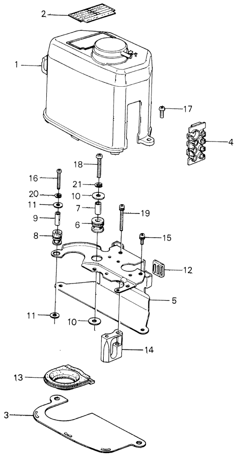 1980 civic FE(1300) 3 DOOR 5MT CONTROL BOX (7) diagram 1980 civic FE(1300) 3 DOOR 5MT CONTROL BOX (7) diagram