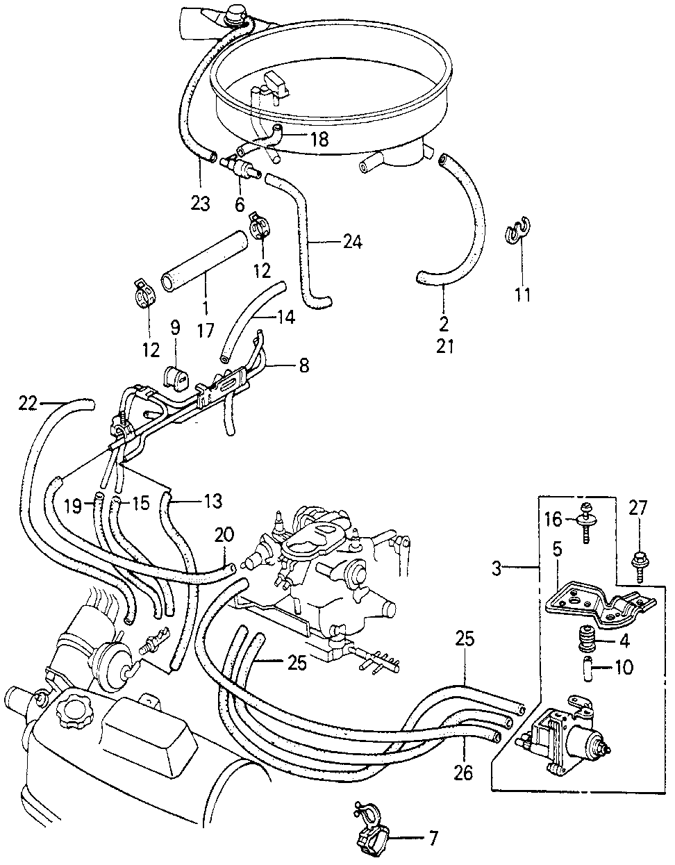 16810-PA6-682 - STAY, AIR JET CONTROL