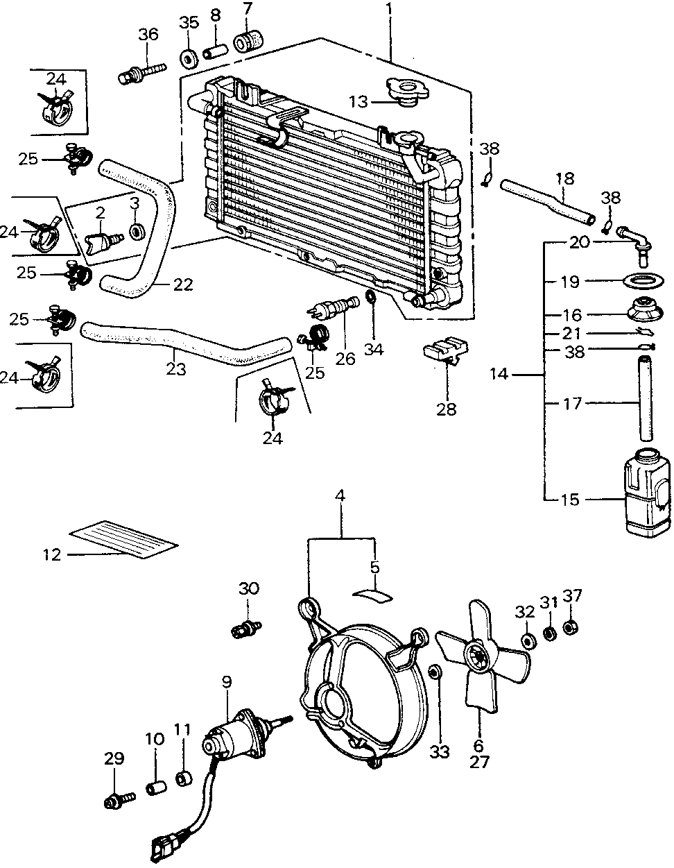 19010-PA6-721 - RADIATOR (DENSO)