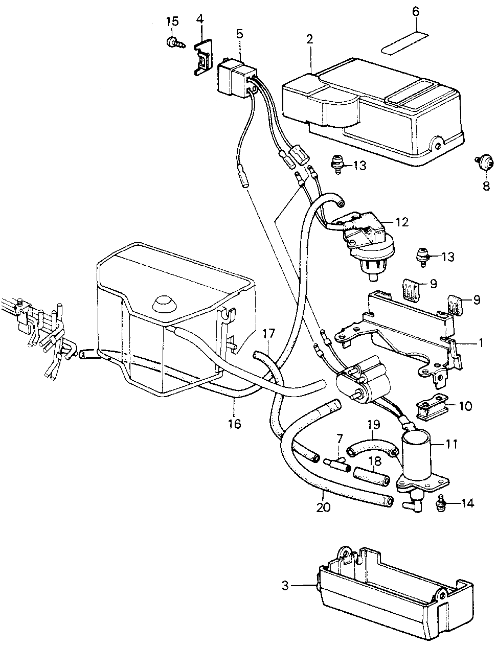 18805-PA6-681 - STAY, CONNECTOR