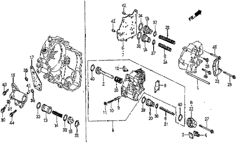 1985 prelude DX 2 DOOR 4AT AT SERVO BODY (DX) diagram 1985 prelude DX 2 DOOR 4AT AT SERVO BODY (DX) diagram