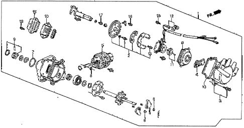 1985 prelude DX 2 DOOR 4AT DISTRIBUTOR (2) (TEC) diagram 1985 prelude DX 2 DOOR 4AT DISTRIBUTOR (2) (TEC) diagram