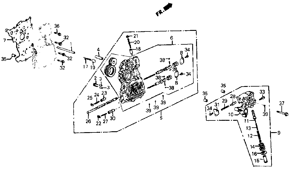22741-PF0-000 - PIPE, LOW CLUTCH