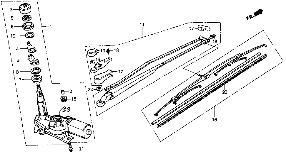 38423-SB2-013 - WASHER, RR. WIPER SUPPORT