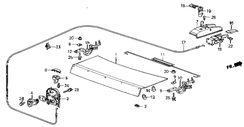 1985 civic GL 4 DOOR 3AT TRUNK LID ( 1985 civic GL 4 DOOR 3AT TRUNK LID (