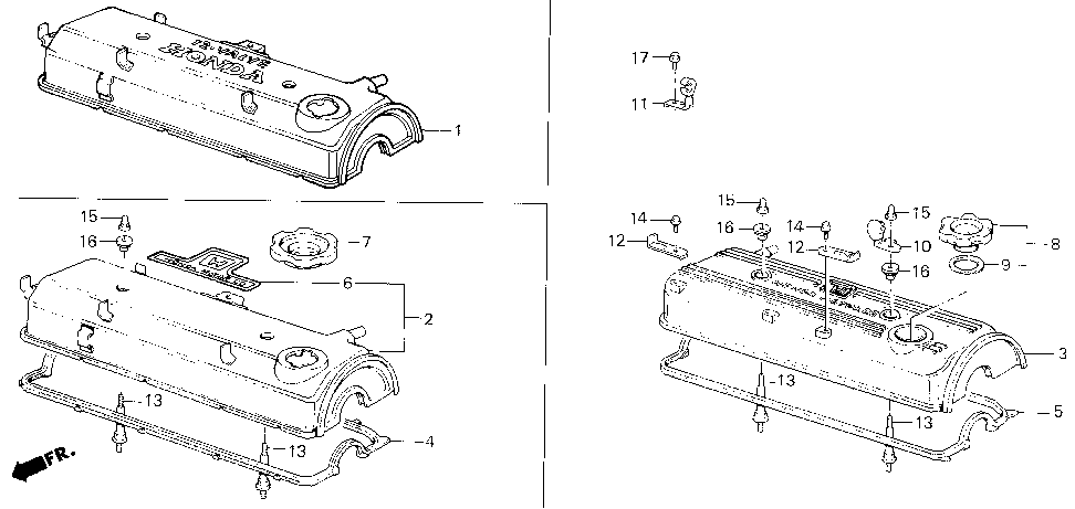12310-PE0-000 - COVER, CYLINDER HEAD