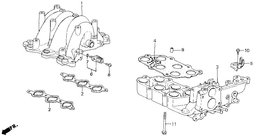 17121-PH7-660 - GASKET, MANIFOLD CHAMBER