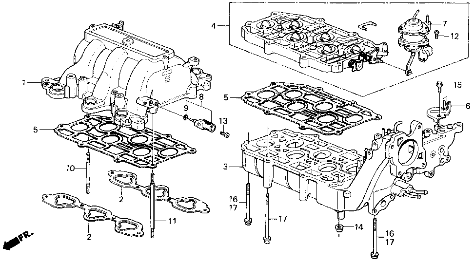 17105-PL2-003 - GASKET, IN. MANIFOLD