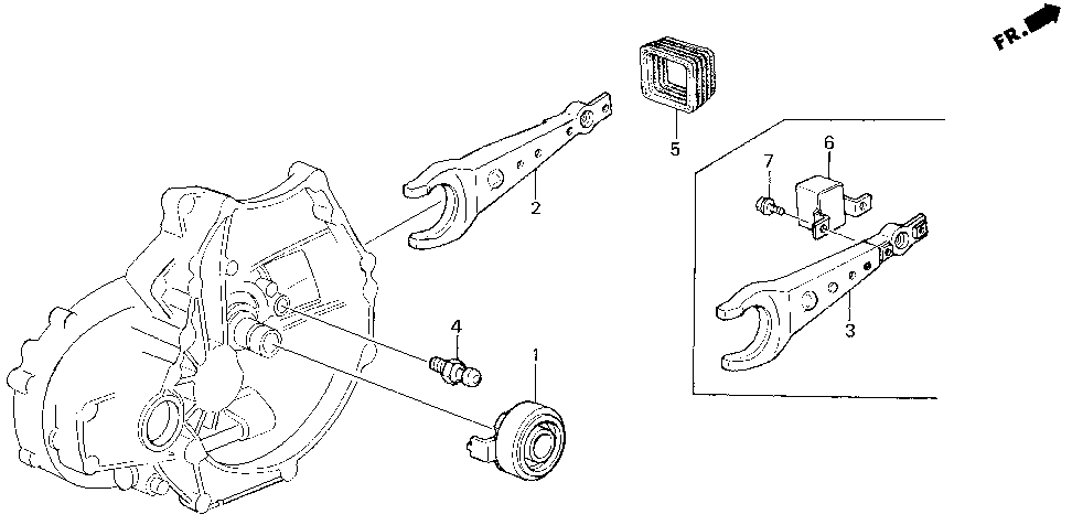 22820-PG2-A10 - FORK, CLUTCH RELEASE